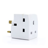 Typical multiway adaptor plug, which are very often overloaded and lead to fires.